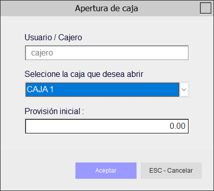 Apertura de Caja - AbarrotesPDV 2.12