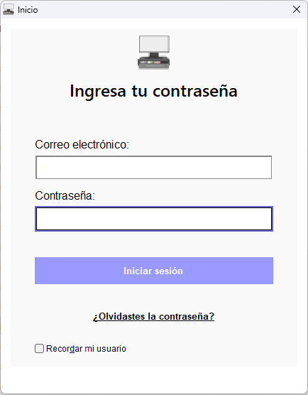 Inicio de sesión - AbarrotesPDV 2.12
