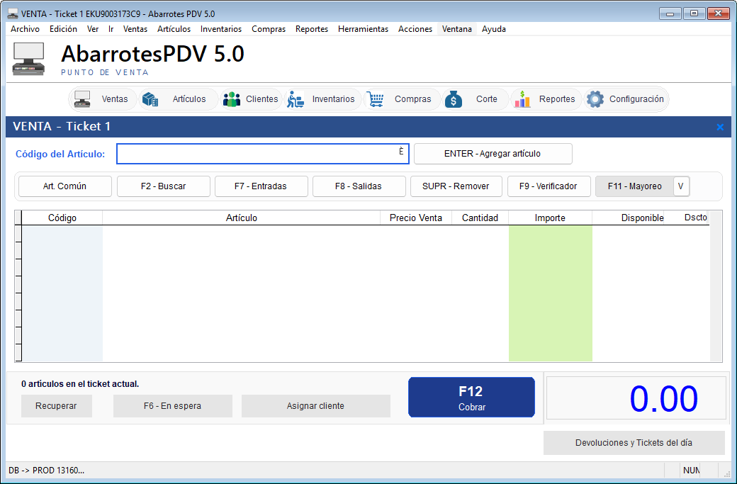 Abarrotes Punto de Venta - AbarrotesPDV