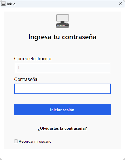 Ingresa tu contraseña - Abarrotes Punto de Venta (AbarrotesPDV)